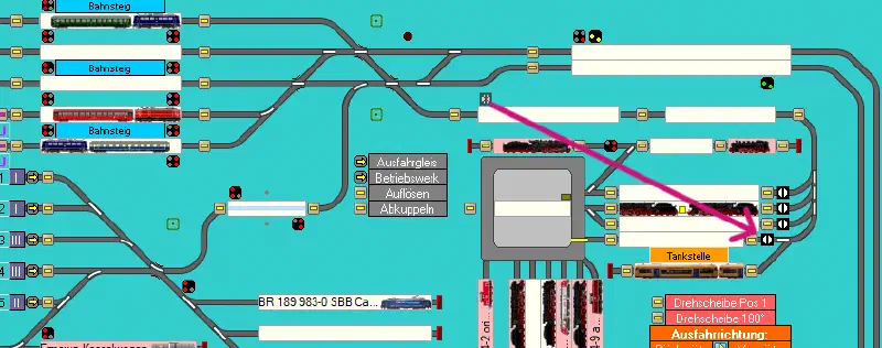 Neuer Signalstandort für das Sperrsignal