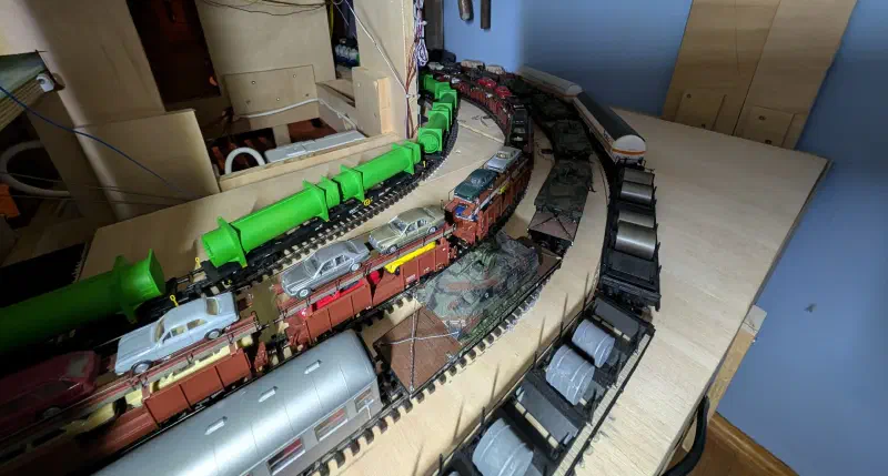 Bogen unter dem Rangierbahnhof