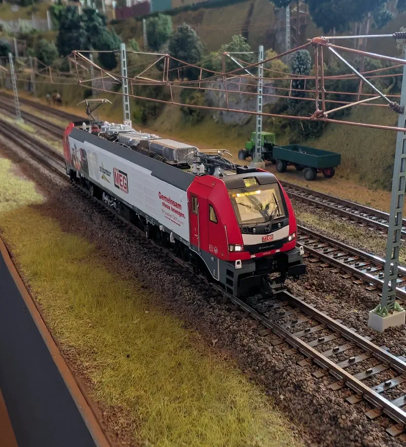 Foto von der Sudexpress EuroDual mit Lackierung der MEG